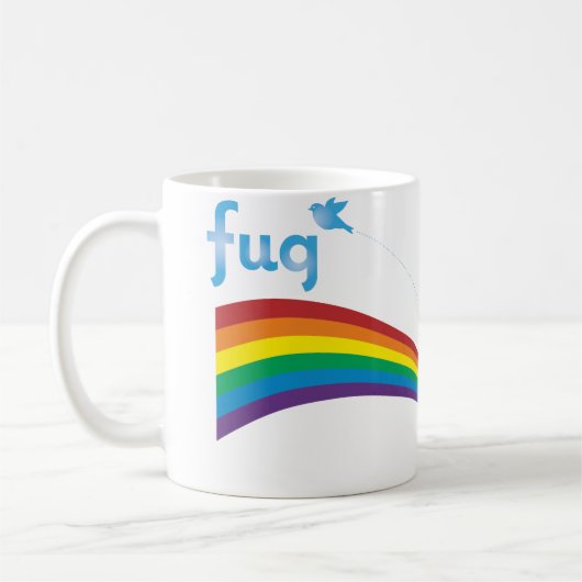 FUG Rainbow Swash Koffiemok (Links)