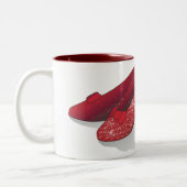 FUG Ruby Slippers Tweekleurige Koffiemok (Links)