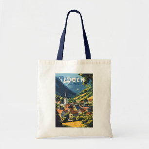 Fugen Oostenrijk Illustratie Reizen Art Vintage Tote Bag