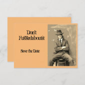 Fuggedaboutit niet save the date (Voorkant / Achterkant)