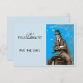 Fuggedaboutit niet save the date (Voorkant / Achterkant)