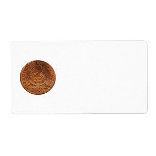 Fugio Cent denkt aan je zakelijke koper Penny Etiket
