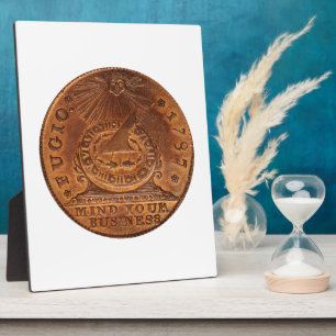 Fugio Cent denkt aan je zakelijke koper Penny Fotoplaat