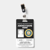 FUGITIVE RECOVERY AGENT BADGE (Voorzijde met clip)