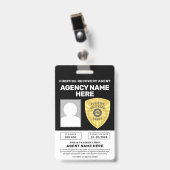 FUGITIVE RECOVERY AGENT BADGE (Voorzijde met clip)
