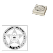 FUGITIVE RECOVERY AGENT BADGE RUBBERSTEMPEL (Gestempeld)