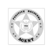 FUGITIVE RECOVERY AGENT BADGE RUBBERSTEMPEL (Afrduk)