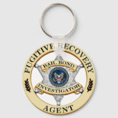 Fugitive Recovery Agent Sleutelhanger (Voorkant)