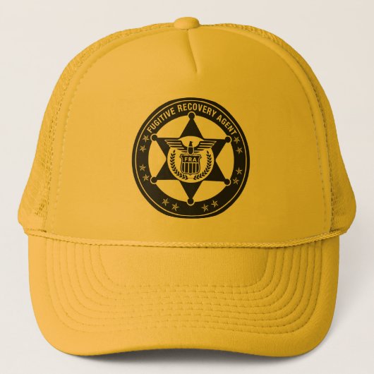 Fugitive Recovery Agent Trucker hat Pet (Voorkant)