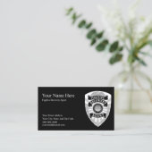 FUGITIVE RECOVERY AGENT Visitekaartjes (Staand voorkant)