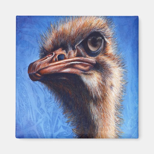 Fugley Ostrich Magnet (Devant)