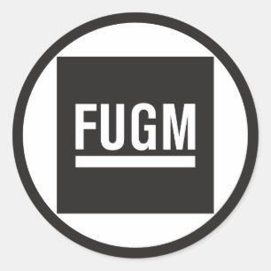 FUGM par les autocollants ronds de SAB (aucun
