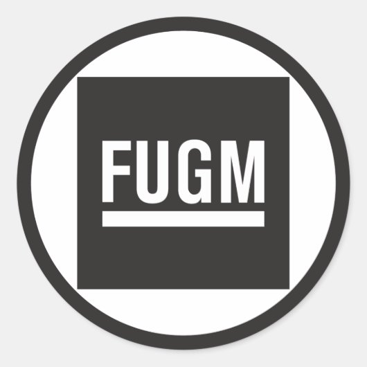 FUGM par Stickers ronds SAB (sans copie) (Devant)