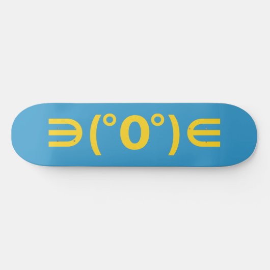Fugu Kaomoji Japans Emoticon Skateboard (Horizontaal)
