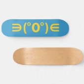 Fugu Kaomoji Japans Emoticon Skateboard (Horizontaal)