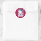 Fugu Ronde Sticker (Tas)