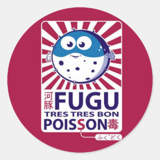Fugu Ronde Sticker