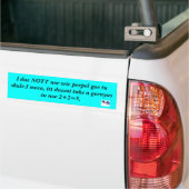 FUHNNEE BUMPERR STIKERR BUMPERSTICKER (Op Truck)