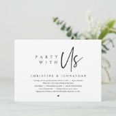 Fuite de mariage, Fête avec nous Invitation (Debout devant)