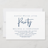 Fuite de mariage, invitation à la fête de bonheur (Devant)