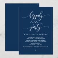 Fuite de mariage, invitation à la fête pour toujou