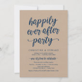 Fuite de mariage, invitation à la fête pour toujou (Devant)