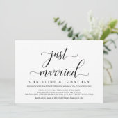 Fuite de mariage, Invitation à une réception éléga (Debout devant)