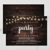 Fuite de mariage, invitation de fête pour toujours (Devant / Derrière)