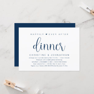 Fuite de mariage, invitation pour le dîner de bonh