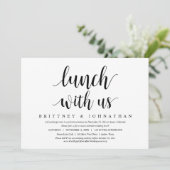 Fuite en amoureux, déjeuner avec nous, invitation  (Debout devant)