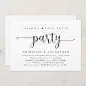 Fuite en Amoureux, Invitation à la Fête du Bonheur (Devant / Derrière)