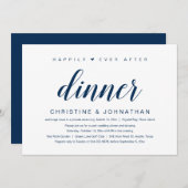 Fuite en amoureux pour mariage, Invitation au dîne (Devant / Derrière)