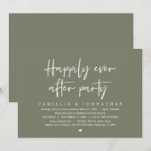 Fuite en Épousailles, Invitation à la Fête du Bonh (Devant / Derrière)