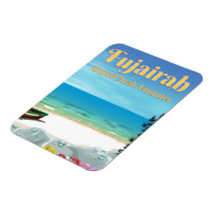 Fujairah United Arab Emirates strand poster Magneet