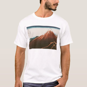 Fuji boven de bliksem' t-shirt