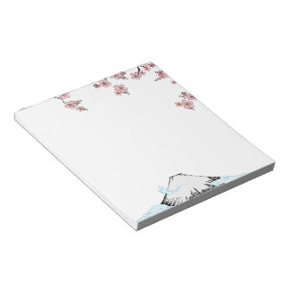 Fuji en Sakura: 5,5 x 6 inch Notitieblok - 40 pagi