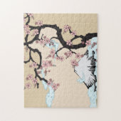 Fuji en Sakura: Foto Puzzle Legpuzzel (Verticaal)