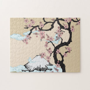 Fuji en Sakura: Het Raadsel van de foto Legpuzzel