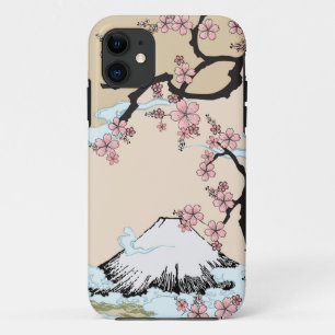 Fuji en Sakura - Japanse Design Iphone case