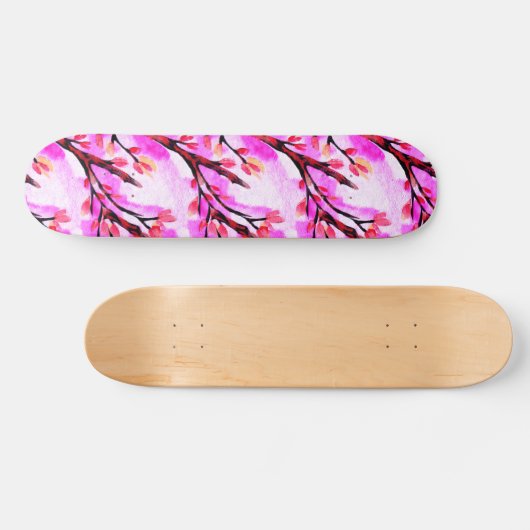 Fuji en Sakura skateboard (sakura versie) (Horizontaal)