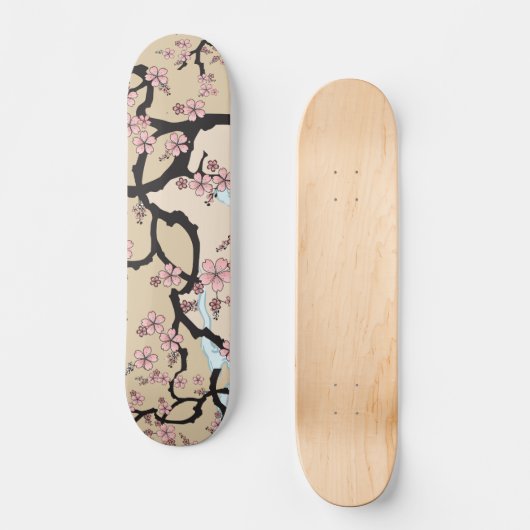 Fuji et Sakura : skateboard (version sakura) (Recto)