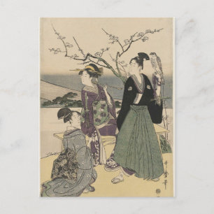 Fuji, Falcon en Eggplant (Utamaro) Briefkaart