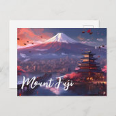 Fuji Japan Briefkaart (Voorkant / Achterkant)