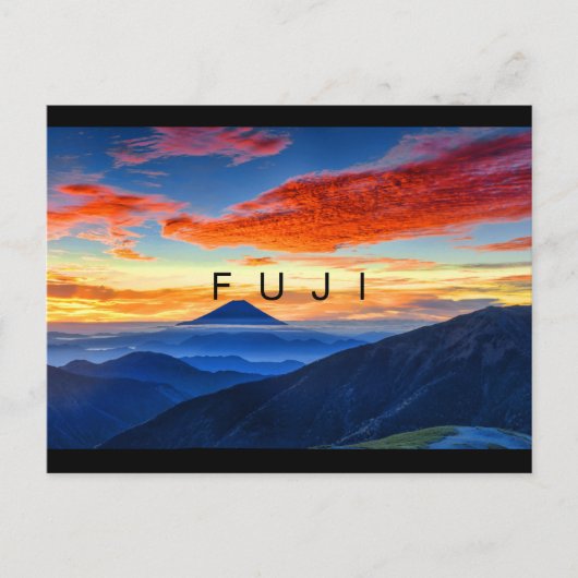 Fuji - Japan Briefkaart (Voorkant)