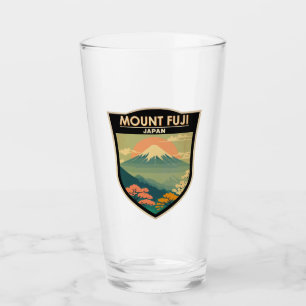 Fuji Japan Travel Art  Glas