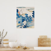 Fuji no Yukei van Kuniyoshi (1798-1861) Poster (Keuken)