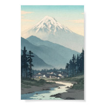 Fuji Rivierdorp Modern Ukiyo-e Zen