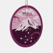 Fuji (roze) keramisch ornament (Rechts)