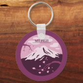 Fuji (roze) sleutelhanger (Voorkant)