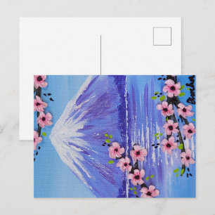 Fuji-san Schildering op Maat Briefkaart